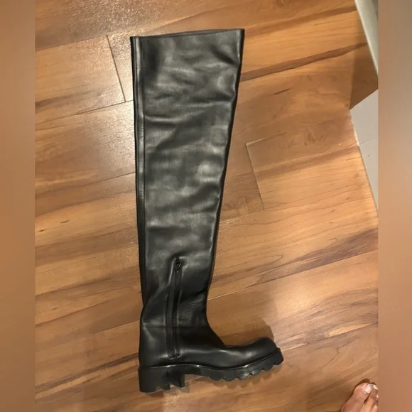 Bottega Veneta Leather Thigh High Boots size 40 black - Picture 9 of 9